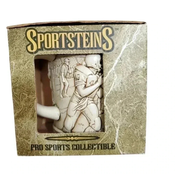 VINTAGE 1995 San Francisco Football Super Bowl XXIX Beer Stein Pottery Brazil - Picture 3 of 10